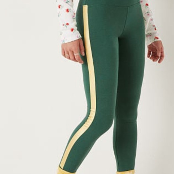 NWT PINK VICTORIA’s SECRET High waist full length legging logo L - Picture 10 of 10